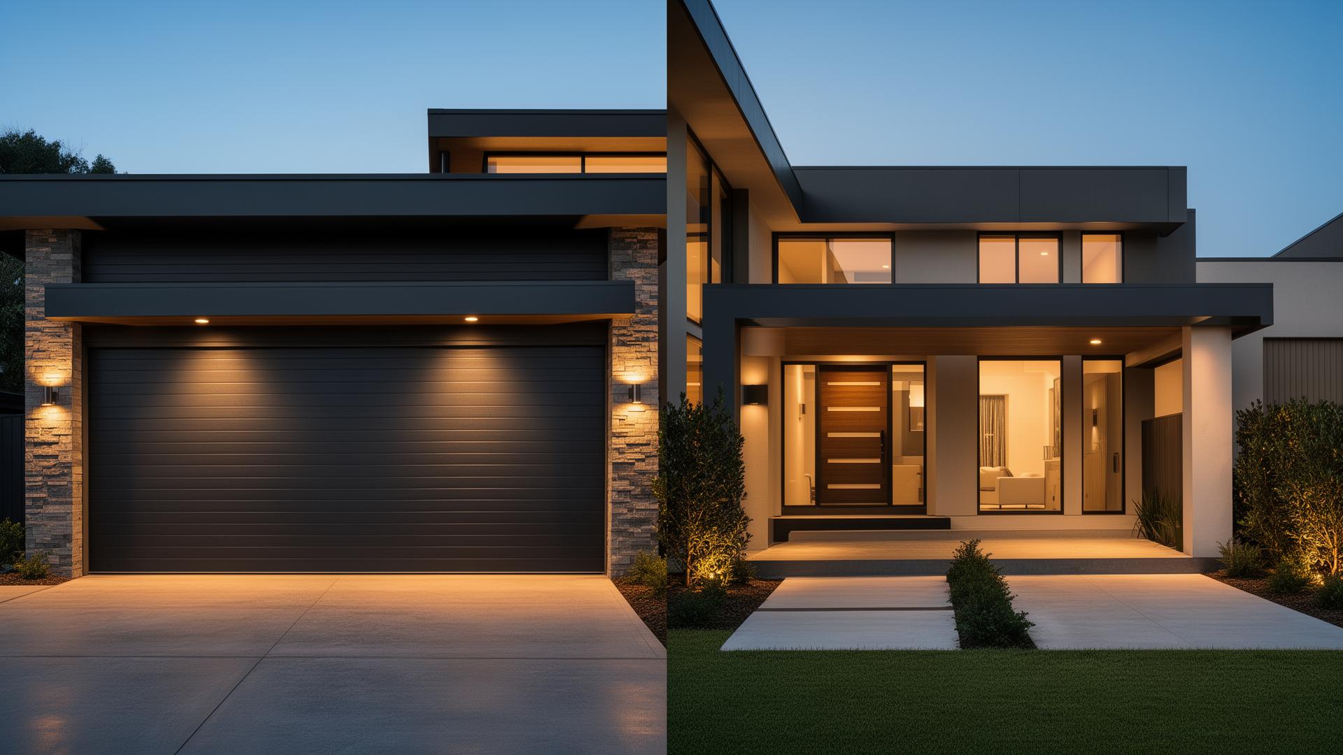 Contemporary garage door installation in Bacliff TX by Garage Door Bacliff